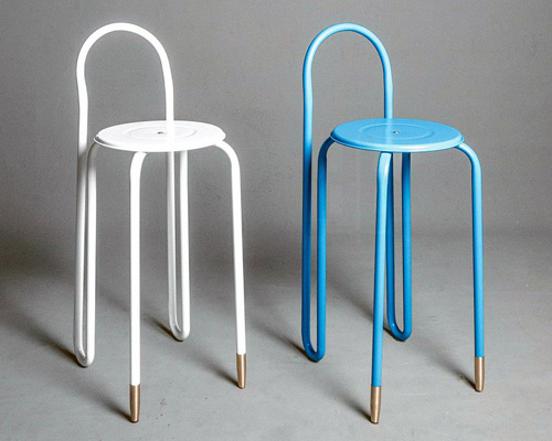 folk culture chair by jr studio design pops in taiwan's night markets