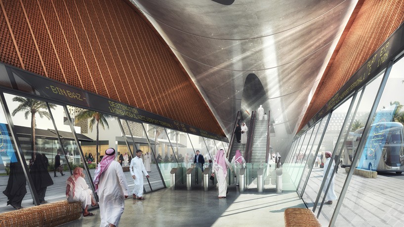 foster and partners jeddah transport masterplan designboom
