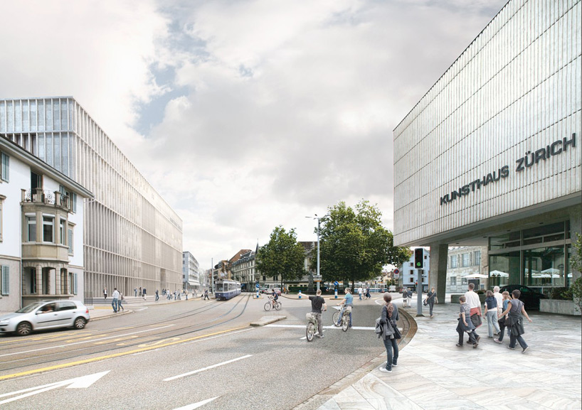 kunsthaus extension zurich david chipperfield designboom