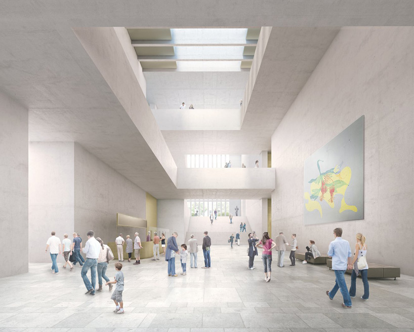 kunsthaus extension zurich david chipperfield designboom