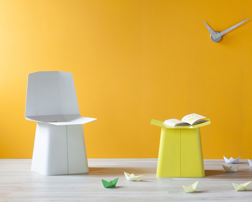 yu ito designs origami-like linito collection for formabilio