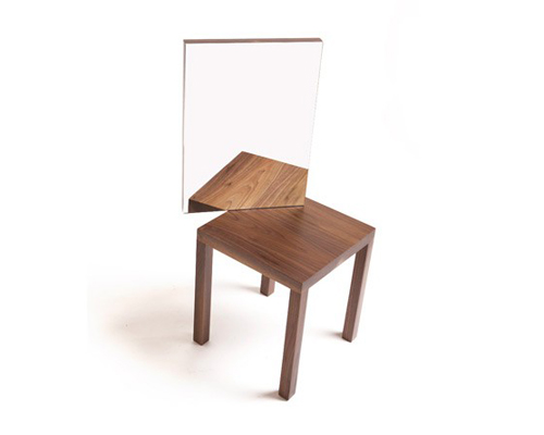 new york based artist mohamad kanaan forms series of mirror chairs