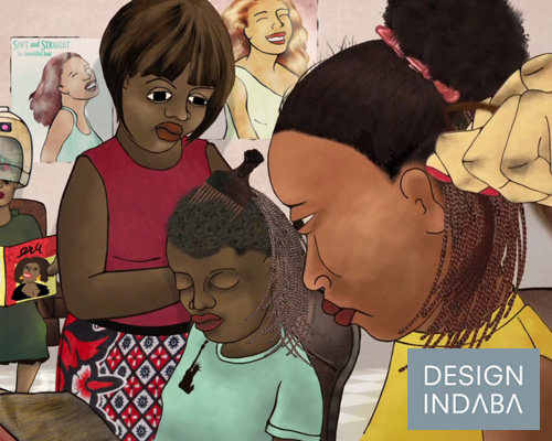 ng’endo mukii weaves history + heritage into textured animations