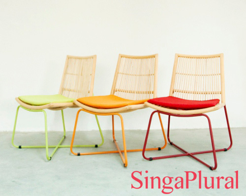 studiohiji creates net collection for singapore boutique using rattan