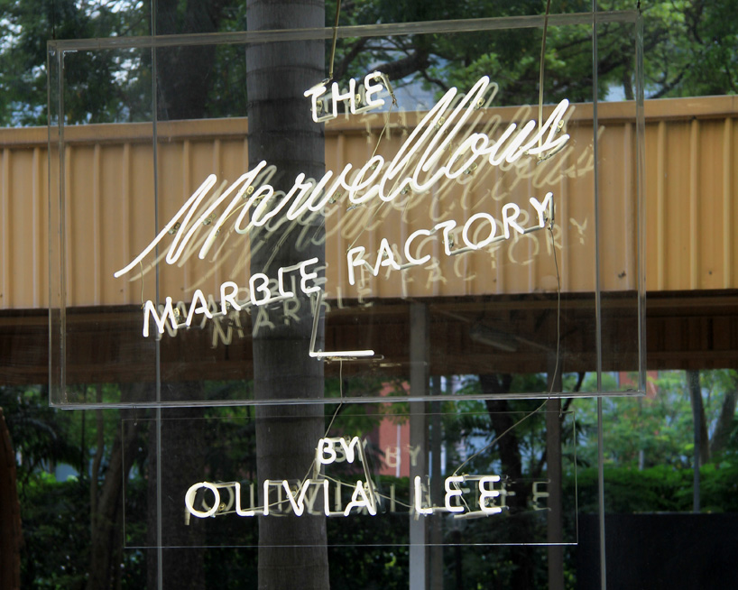 the marvellous marble factory olivia lee SingaPlural 2015 designboom