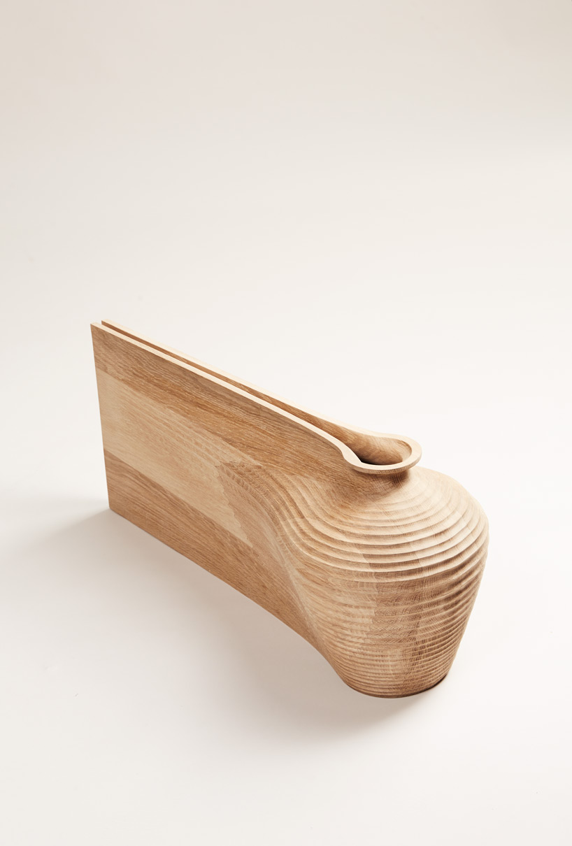 zaha hadid and gareth neal fluid sculptural vessels designboom