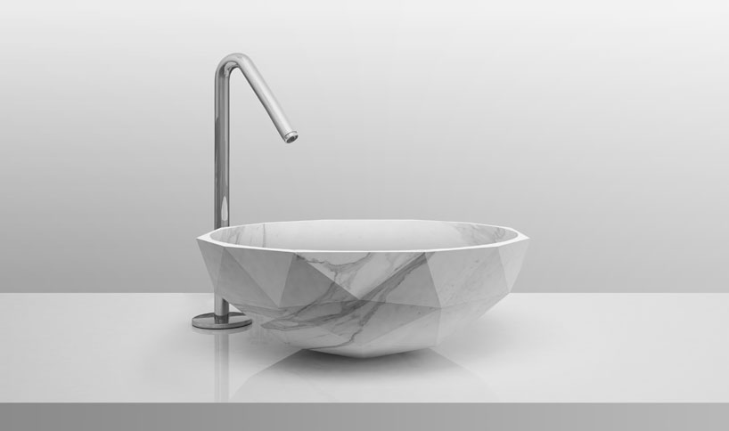 purapietra diamond washbasin paolo ulian matteo ratti designoom