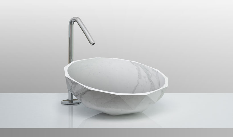 purapietra diamond washbasin paolo ulian matteo ratti designoom