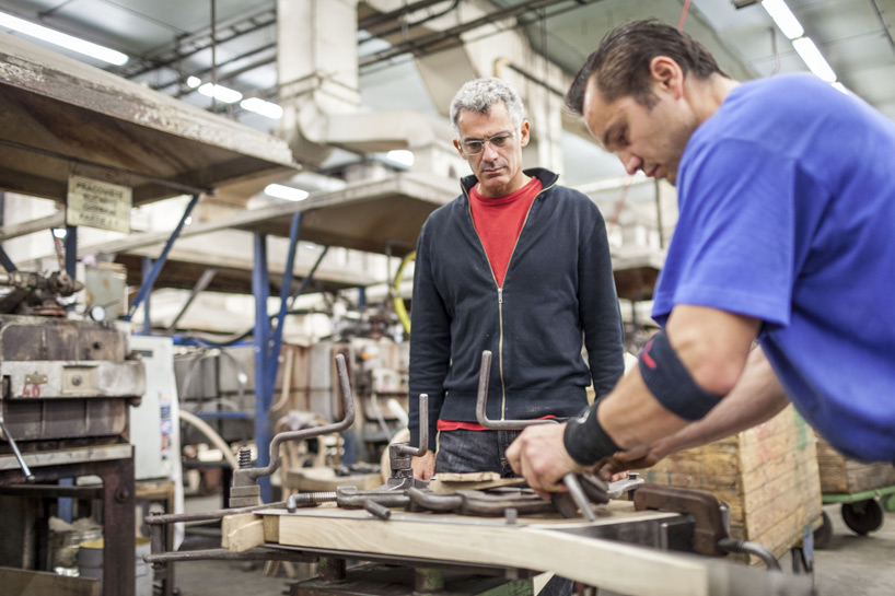 arik levy split chair TON designboom 