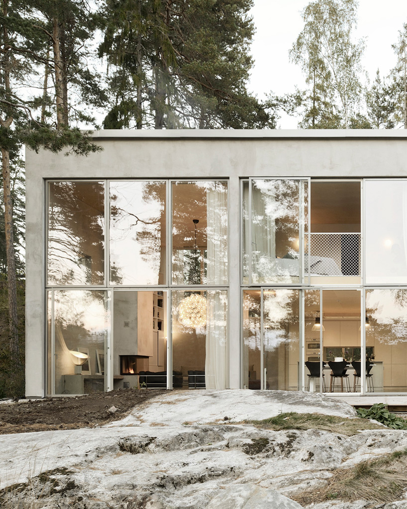 arrhov frick six walls house nacka designboom 