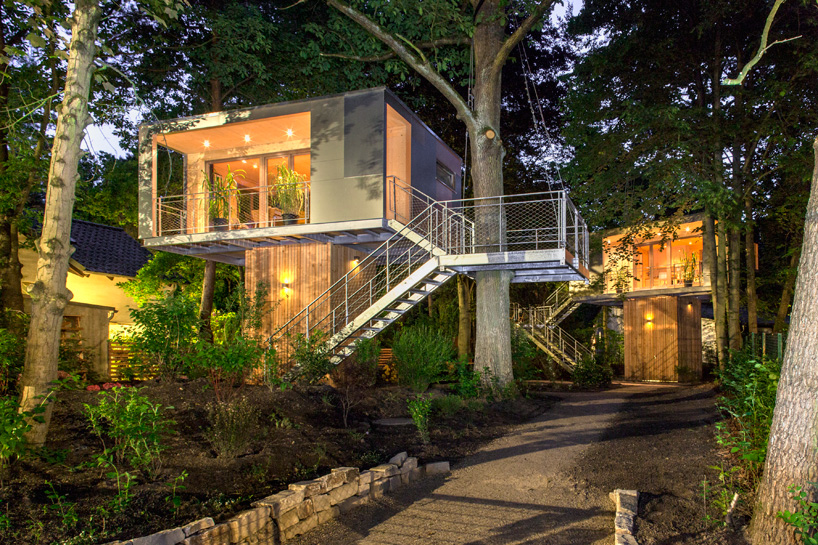 baumraum urban treehouse berlin zehlendorf germany designboom