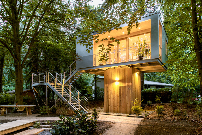 baumraum urban treehouse berlin zehlendorf germany designboom