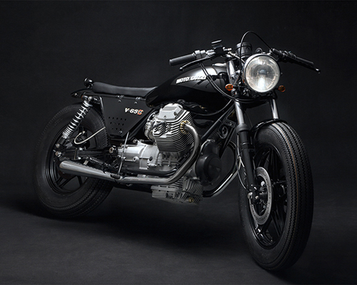 stefano venier's custom diabola V65C made from moto guzzi