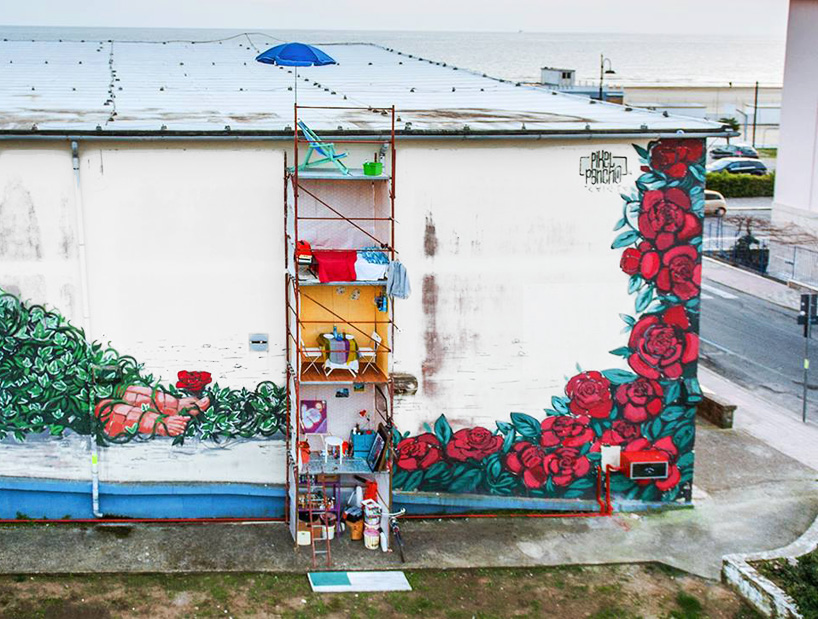 fra.biancoshock scaffold private skyscraper