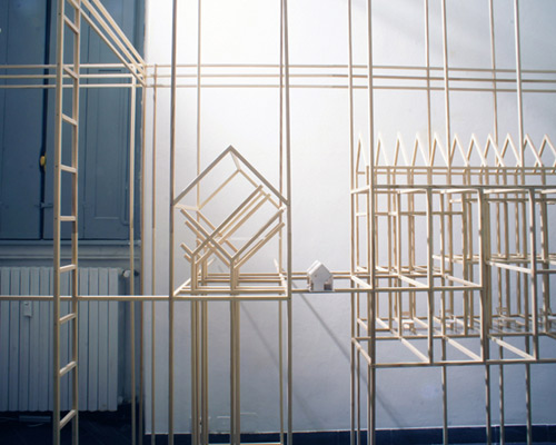 hiroyuki shinozaki reconstructs past works for home in house exhibit
