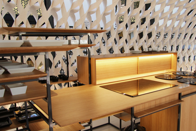 kengo kuma irori kitchenhouse milan design week designboom