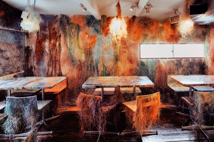 kengo kuma tetchan restaurant interior tokyo japan designboom