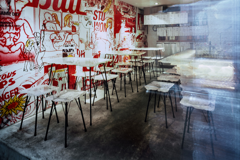 kengo kuma tetchan restaurant interior tokyo japan designboom