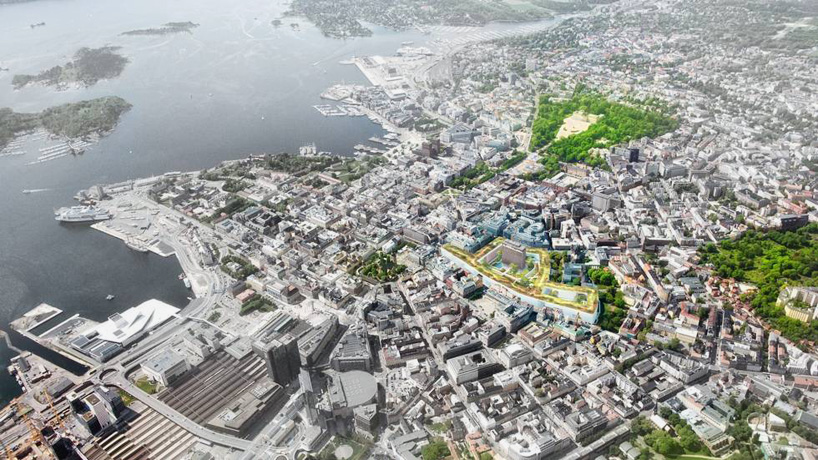 طرح پیشنهادی BIG،MVRDV، و snohetta برای منطقه دولتی اسلو نروژ طرح پیشنهادی BIG،MVRDV، و snohetta برای منطقه دولتی اسلو نروژ