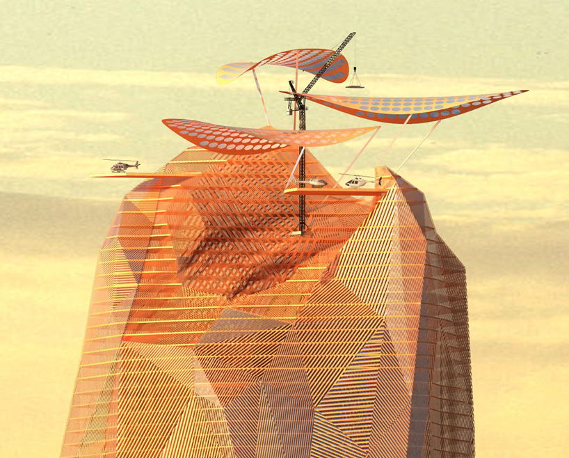 oxo architects nicolas laisne city sand tower sahara marocco designboom