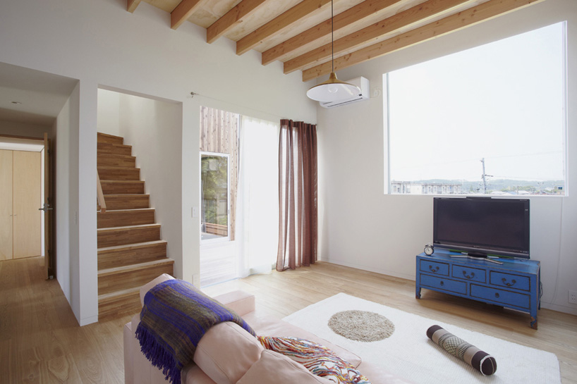 roote architects flame house toyota city japan designboom 