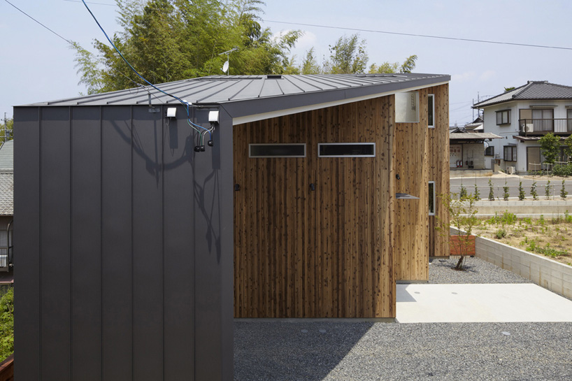 roote architects flame house toyota city japan designboom 