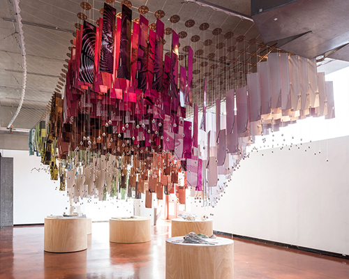 pratt institute's GAUD students end term with floating gallery installation