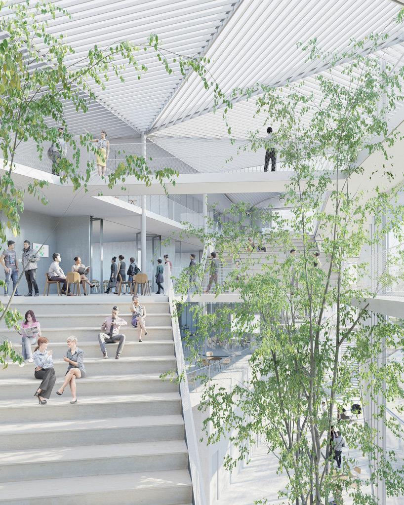 sou fujimoto paris school oxo architectes learning centre ecole polytechnique designboom