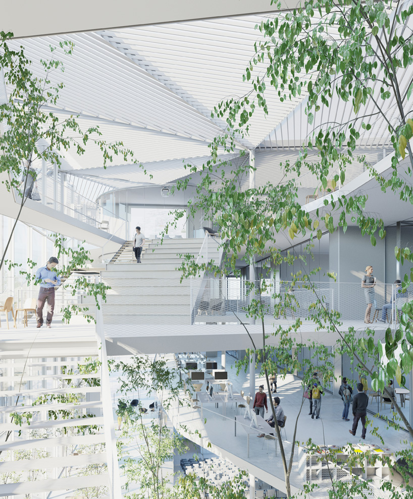 sou fujimoto paris school oxo architectes learning centre ecole polytechnique designboom
