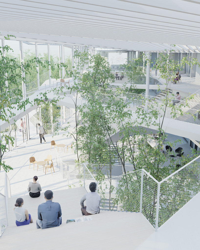 sou fujimoto paris school oxo architectes learning centre ecole polytechnique designboom