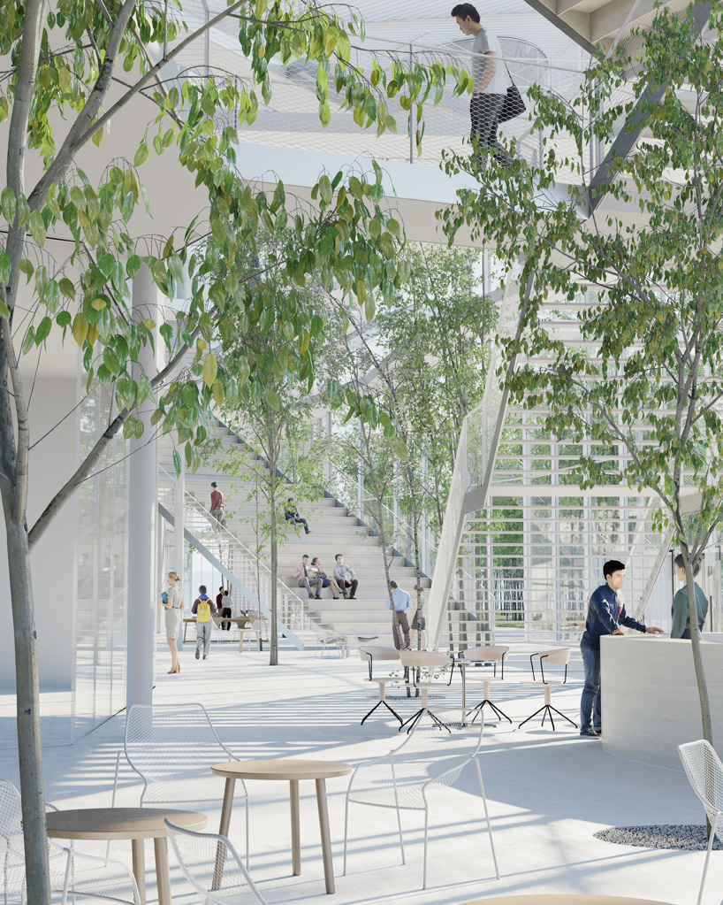 sou fujimoto paris school oxo architectes learning centre ecole polytechnique designboom