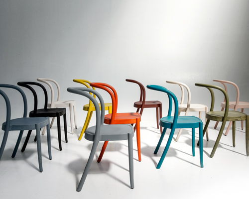 st. mark by martino gamper for moroso rethinks traditional bentwood chair