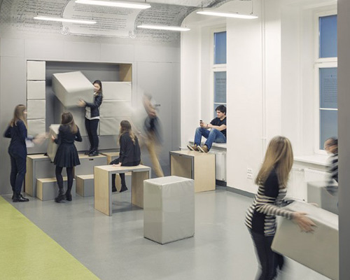 svet vmes architects creates customizable loggia for students