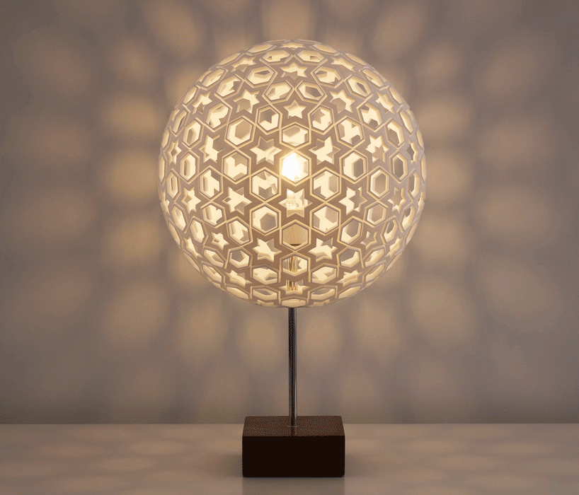 robert debbane s 3D  printed lamps at new york design week
