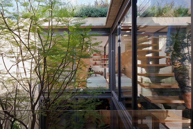 andres stebelski as arquitecto house with four courtyards mexico city designboom