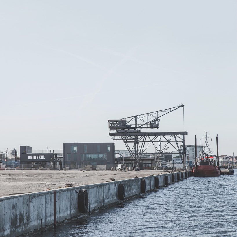 arcgency made to be moved shipping container office building copenhagen designboom