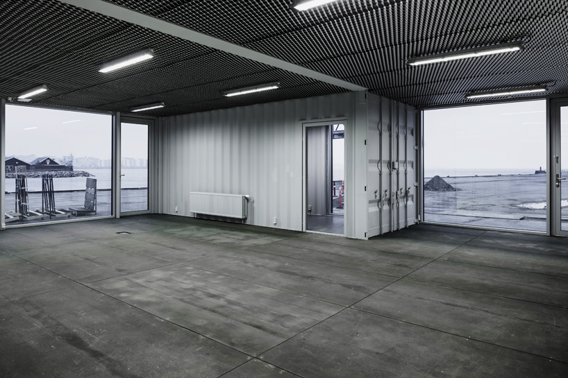 arcgency made to be moved shipping container office building copenhagen designboom