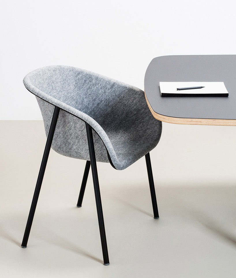 de vorm PET-felt products designboom