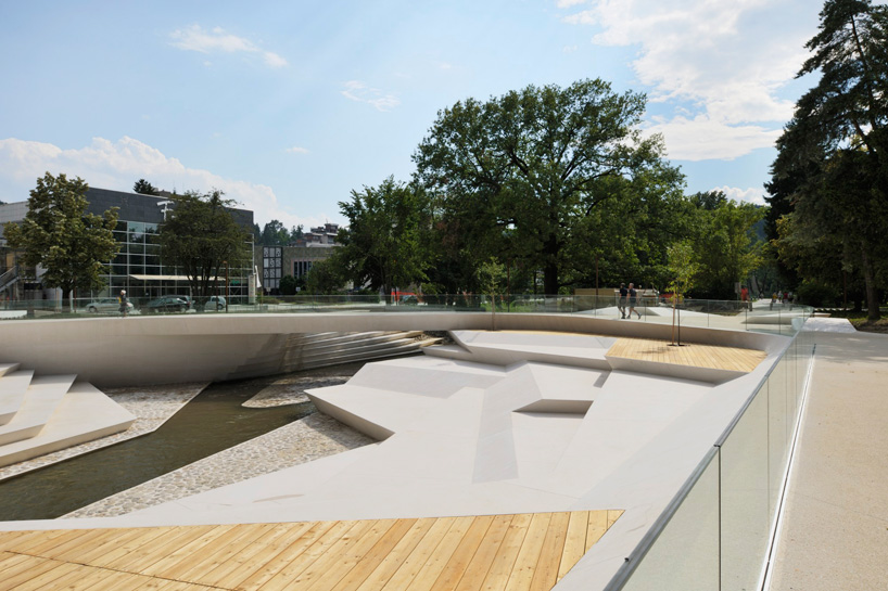 enota promenada velenje city center pedestrian zone slovenia designboom