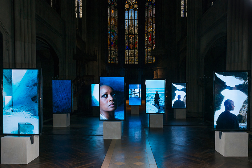 installation view, isaac julien, stones against diamonds, 2015 photo by harold cunningham