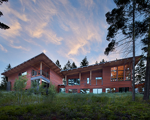 johnston architects combine work and play in cle elum lake basecamp