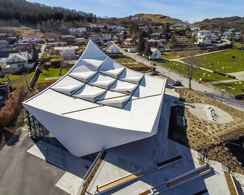 link architects designs heaven-reaching ålgård church in norway