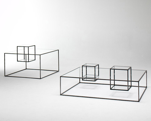 sebastiano tosi designs quizzical illusioni tables for mogg