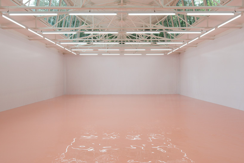 pamela rosenkranz fills swiss pavilion with immaterial elements at