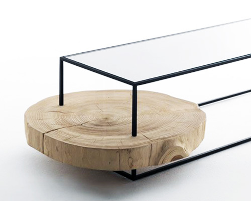 vernicemogano's kurtz & marlow tables at milan design week