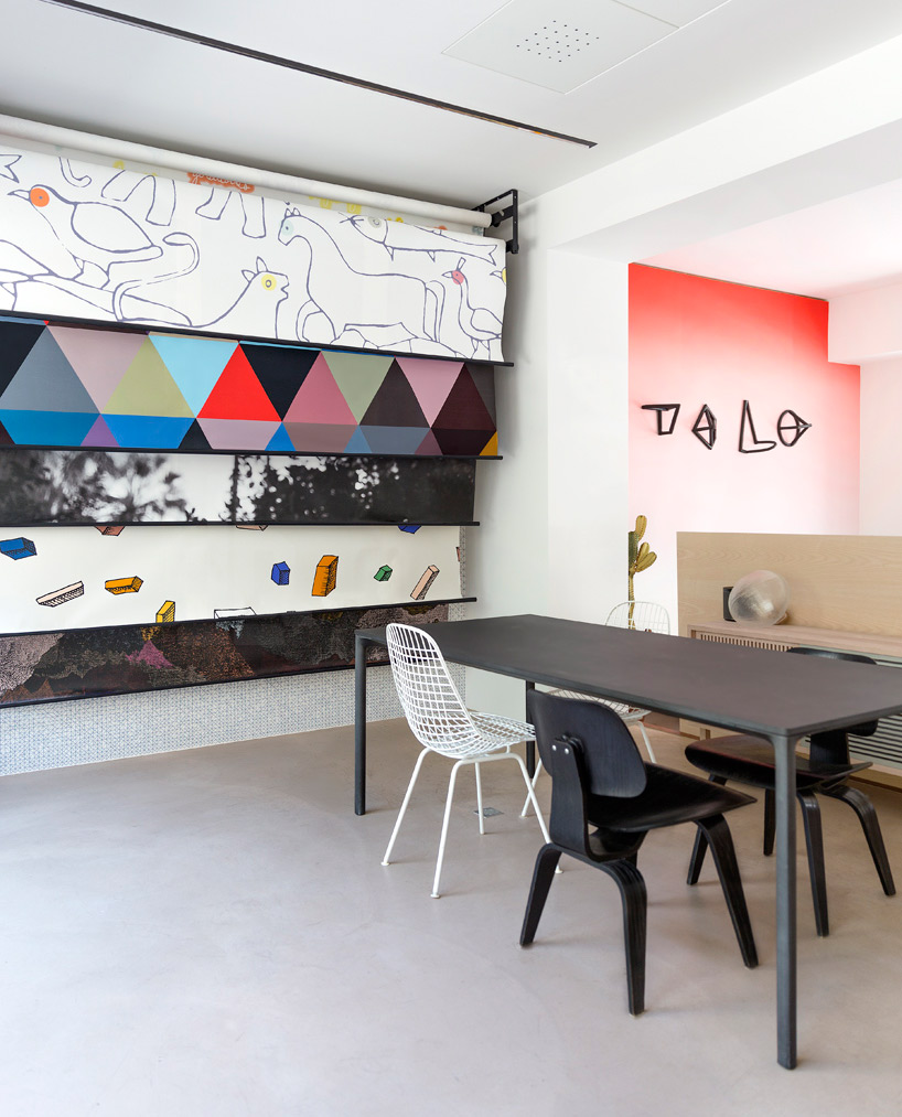 A+A cooren designs debut showroom for bien fait wallpaper