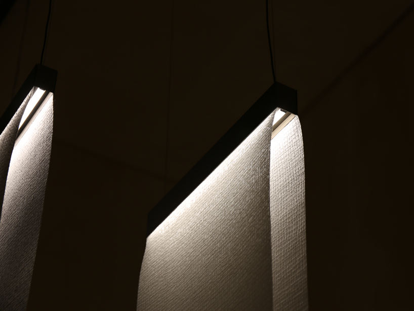 arik levy curtain cascade light vibia designboom 