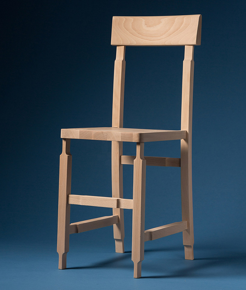 francesco faccin piccola chair slow wood designboom