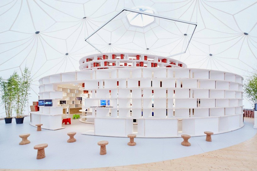 francis kere camper pop-up shoe store vitra campus buckminster fuller dome designboom