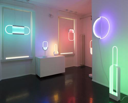 giorgia zanellato designs experimental neon mirage collection